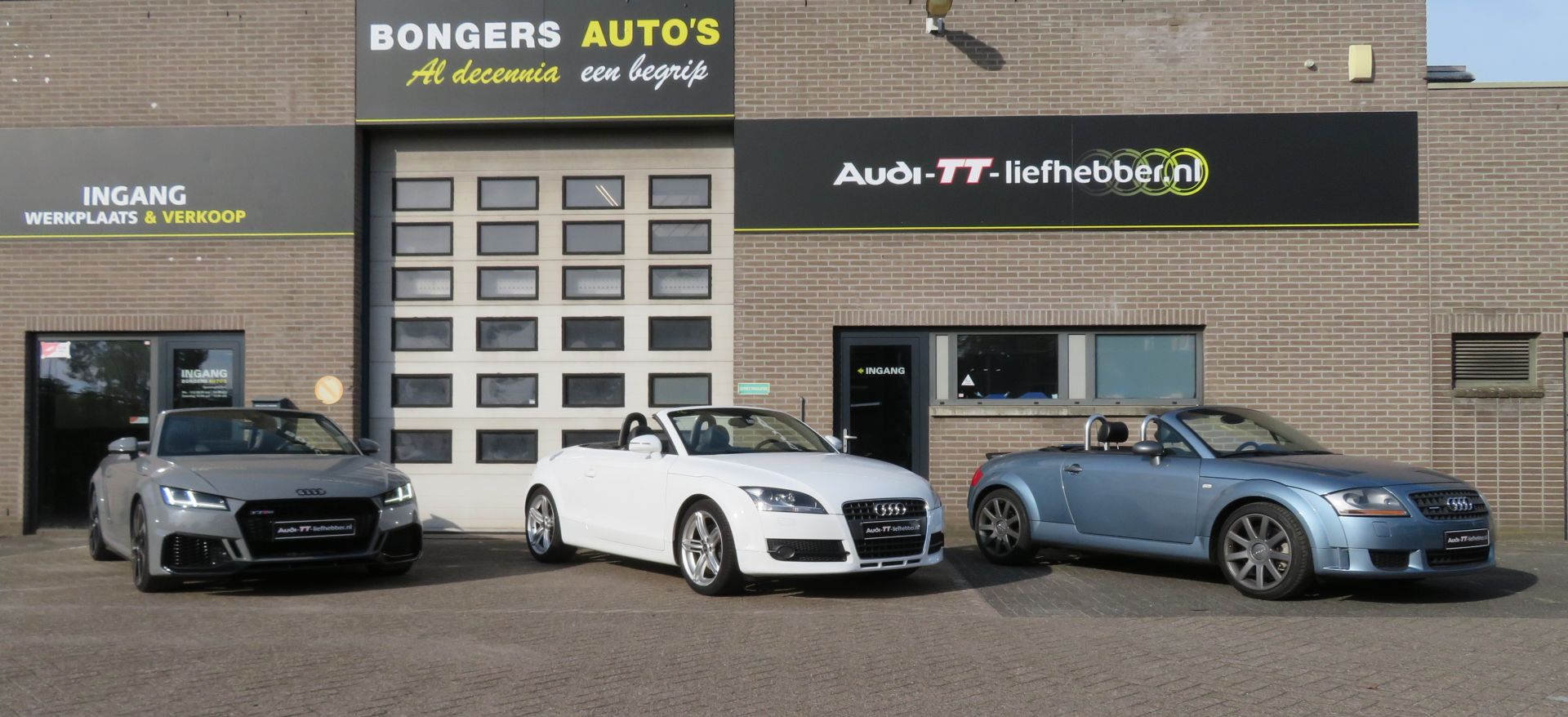 Bongers Auto's - Audi-TT Liefhebber